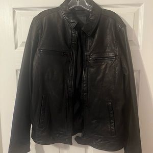 Allsaints lark leather jacket in size M…